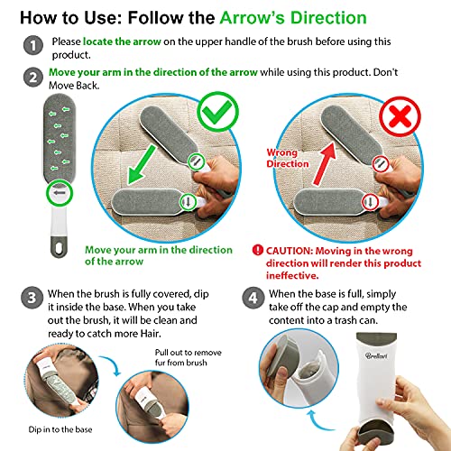 Cat Hair Remover -Pet Hair Removers with Standard and Travel Size Cat Hair-Dog HIAR- Lint Remover Brush - Remove Cat and… - Image 3