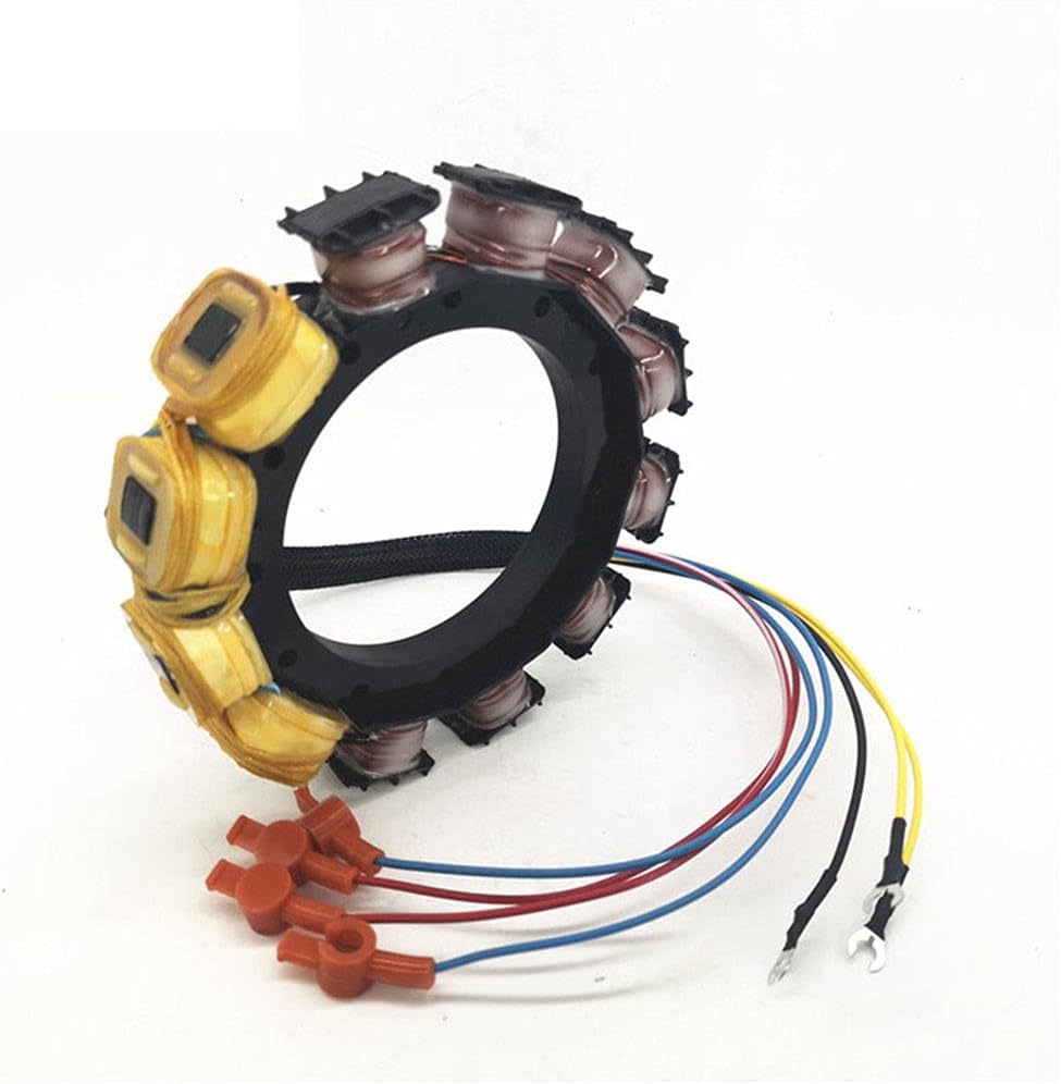 Stator for Mercury 174-5456 Outboard 150 Black Max XR2,90,115,175,200 HP 398-5454A2 5454A6 9-Amp 6 Cylinder 2 Stroke 1976-1989