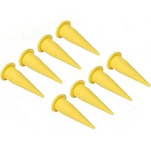 Silicone Caulk Nozzle Tips 8 Pack, 1.25" ID Cone Applicators for Caulking Gun