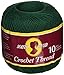 Coats Crochet South Maid Crochet, Cotton Thread Size 10, Forest Green