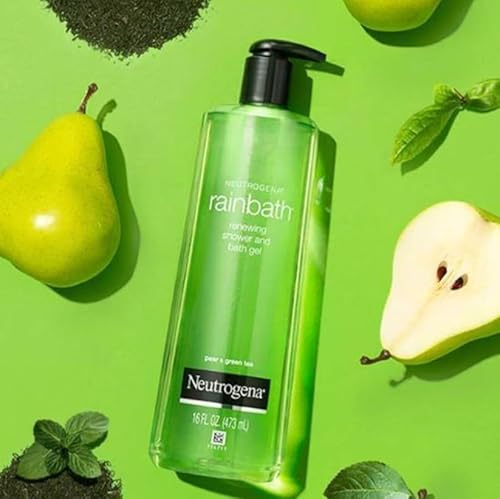 Neutrogena Rainbath Renewing Shower & Bath Gel, Pear & Green Tea, 16 fl oz Pack of 2