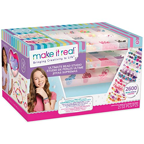 Juego de abalorios Make It Real Deluxe de 2700 piezas multicolor 1701 que desarrolla la motricidad