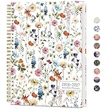 Monthly Planner 2026-2027, Aesthetic 2 Year Months Planner Calendar, 24-Months from January 2026 - December 2027, 26-27 Monthly Calendar Planner, Perfect for School Office Home, 7" x 10" - Wildflowers