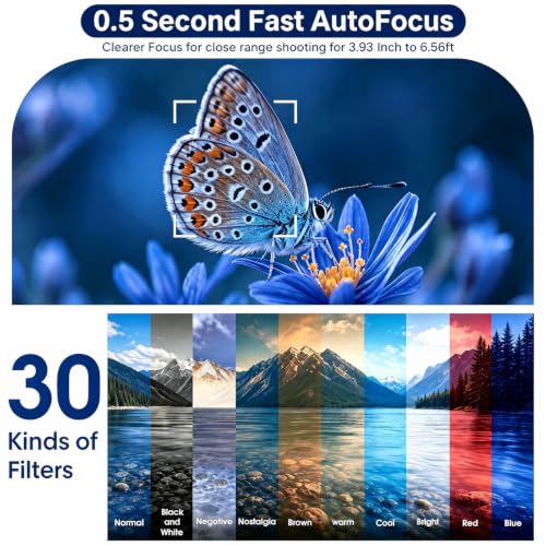 Image of Camcorder Video Camera 4K Ultra 80MP Vlogging Camera for YouTube