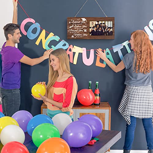 2023 Graduation Gifts For Her Him, Behind You, All Your Memories Congratulations Gifts Inspirational High School College Graduation Picture Frame Gifts For Teachers Women Appreciation Going Away Gifts #TOP3
