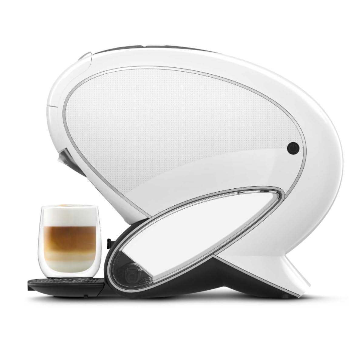 KRUPS Machine a café NESCAFÉ Dolce Gusto, Dosettes compostables, Néo Blanc KP850110