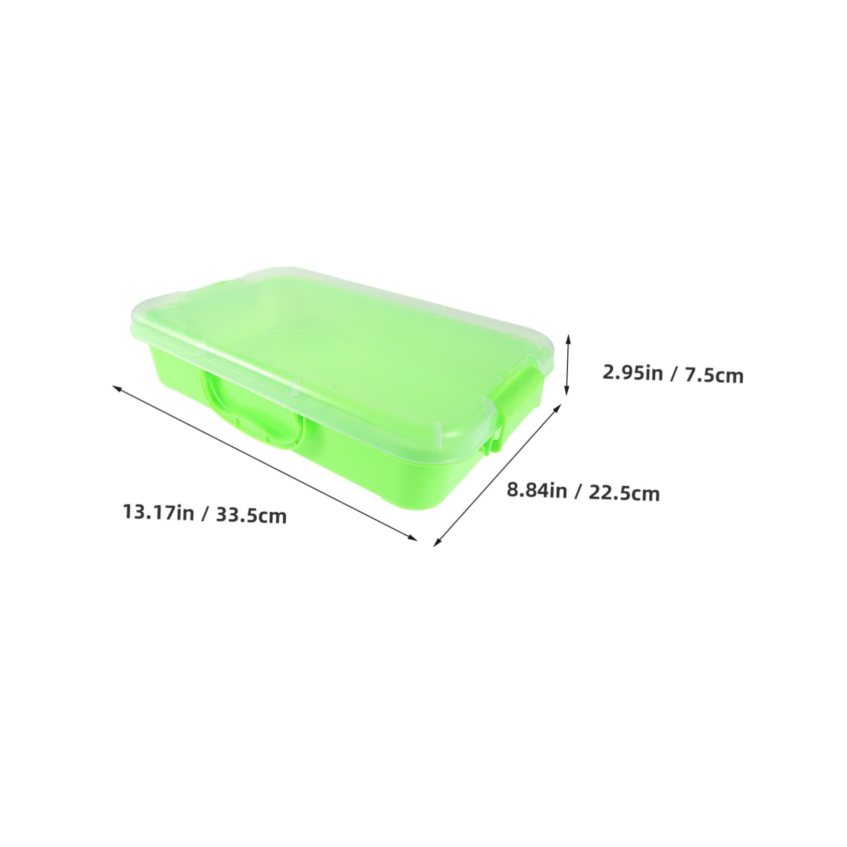 Sosoport Sand Play Tray: Sensory Bin for Toddlers Portable Sandbox Toy Large Plastic Tray for Kids Fill with Sand and More Light Green