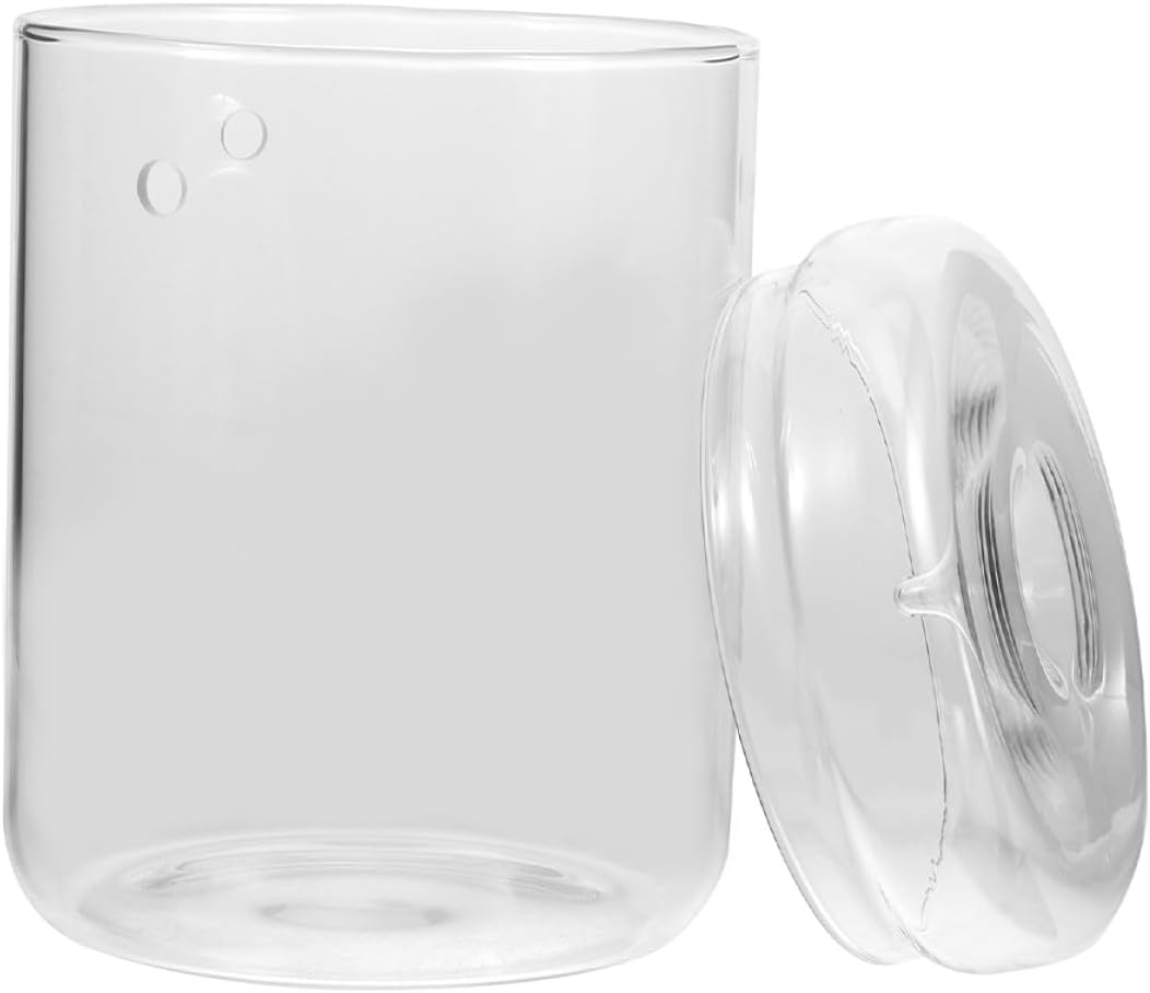 Glass Terrarium Vase with Lid for DIY Moss Micro Landscape, Ecological Plant Container 15X23Cm, Indoor Tabletop Garden Planter