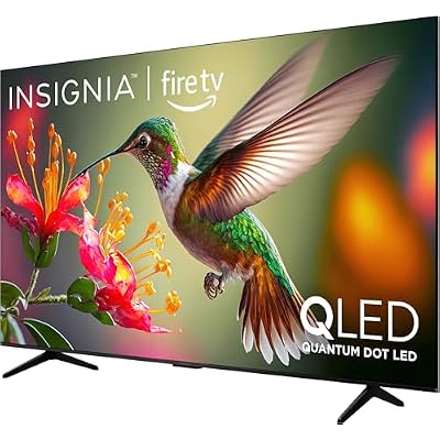 INSIGNIA 85 Class QF Series QLED 4K UHD Smart Fire TV, Voice Remote with Alexa, Stream Live TV Without Cable
