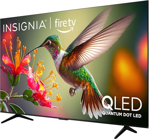 INSIGNIA 85" Class QF Series QLED 4K UHD Smart Fire TV, Voice Remote with Alexa, Stream Live TV Without Cable