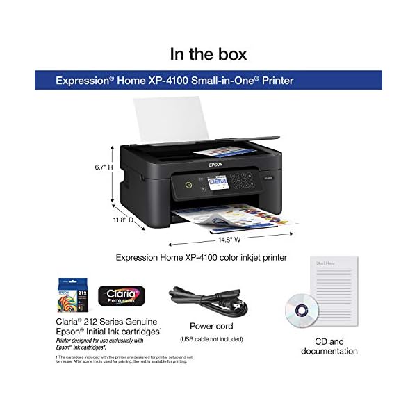 Epson Expression Home XP-4100 Wireless Color Printer with Scanner and Copier - Image 6