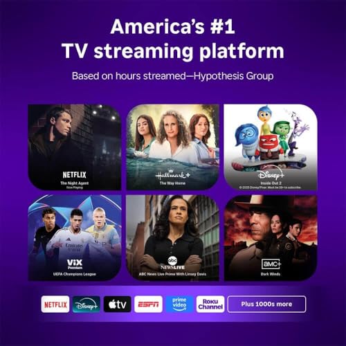 Image of Roku 40BAKIT2 40 inch Class Full HD 1080p LED Smart TV Renewed WiFi Voice Remote OS Netflix Disney Plus Hulu YouTube H