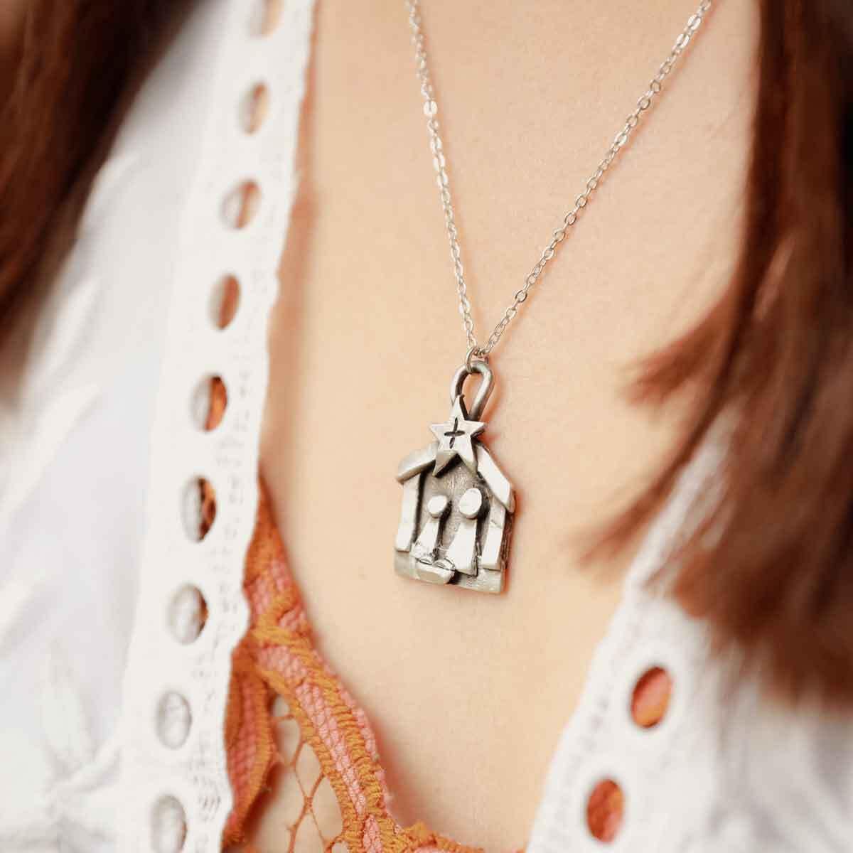 LISA LEONARD DESIGNS Pewter Pendant Necklace Minimalist Jewelry Necklaces For Women Gift For Her Dainty Necklaces