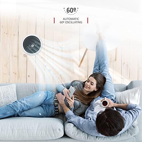 NETTA 42 Inch Tower Fan with Oscillating Function, Remote Control, 3 Operating Modes, 3 Speed Settings, LED Display and 7 Hour Timer for Home & Office - 45W