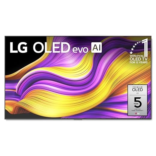 LG 65-Inch Class OLED evo AI 4K G5 Series Smart TV w/Dolby Atmos, Dolby Vision, HDR10, AI Super Upscaling 4K, Filmmaker Mode, Wow Orchestra, Alexa Built-in (OLED65G5WUA, 2025)