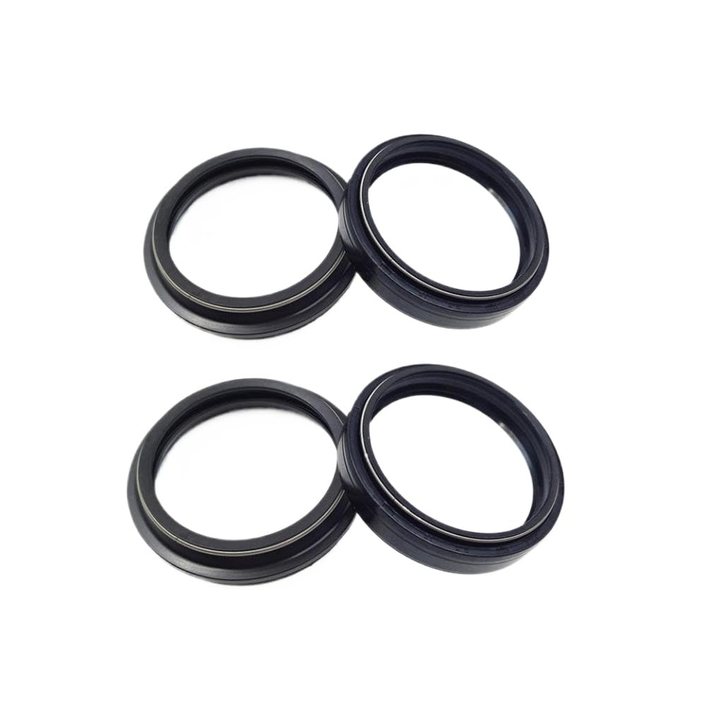 Paraolio ammortizzatore forcella anteriore moto 48mm compatibile con Pit Bike EXC SXF FC TE 125-990(2 Pair)