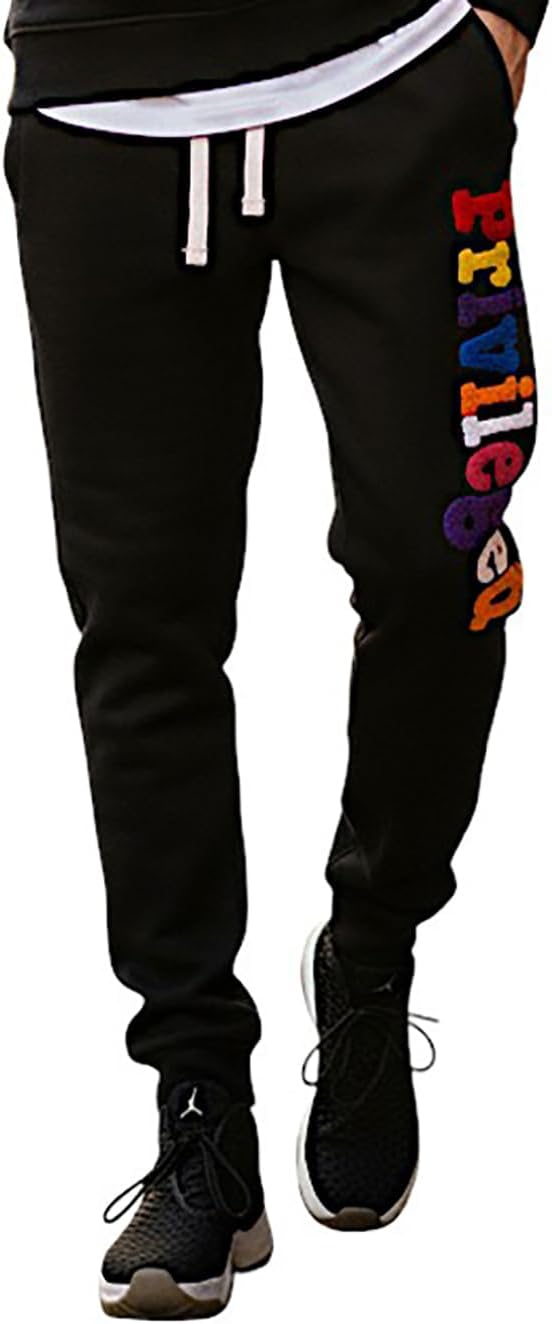 SCREENSHOT Mens Premium Hip Hop Fashion Pockets Fleece Pants