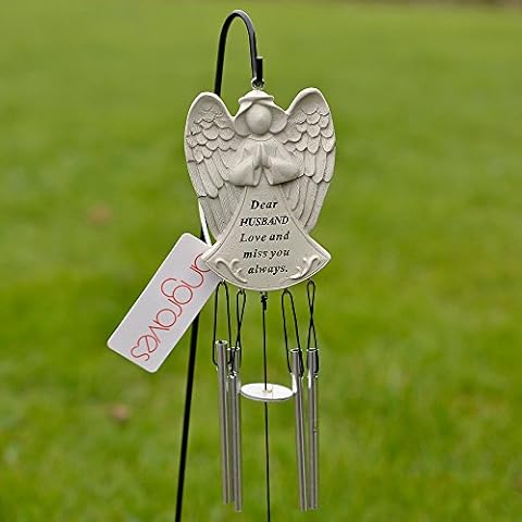 Dear Husband Guardian Angel Memorial Wind Chime Cover