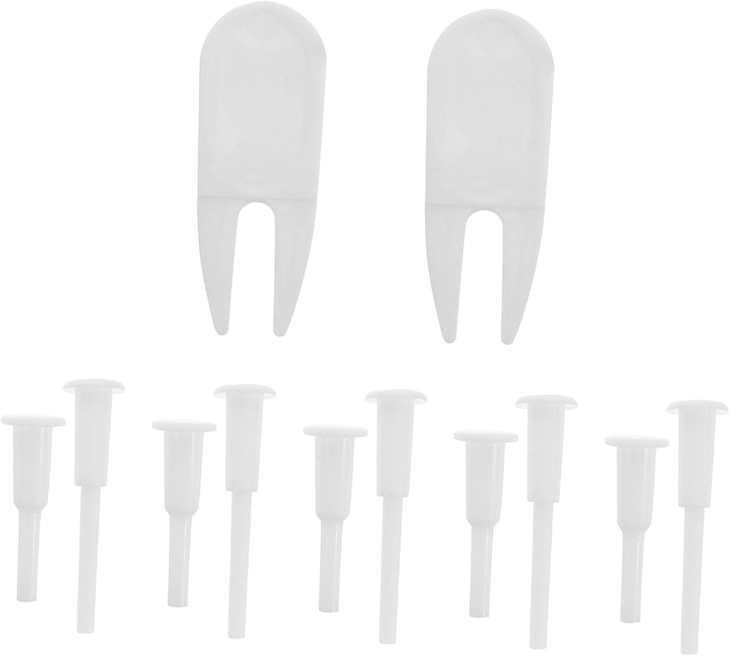 Kisangel 12pcs Yoga Ball Air Stopper Kit Inflatable Plug Replacement with Removers for Fitness Exercise Balls Pool Use Prevents Air Leakage Compact Storage