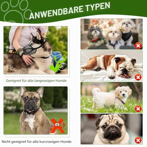 Giftköderschutz Hund Maulkorb Mittlere Hunde Baskerville Maulkorb Maulkorb für Große Hunde Fressschutz Hund Anti Giftköder Maulkorb Für Mittelgroße und Große Verhindert Das Beißen, Kauen Und Bellen