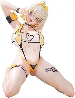 HBGIAY Nikke 置物 アニメ エレグ フィギュア ひざまずくポーズ PVC 像 7.5インチ かわいい アニメ 置物 女神 ニッケ アクションフィギュア コレクション