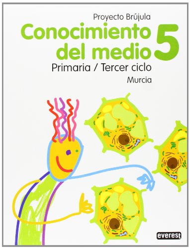 Portada de Conocimiento del Medio. 5º Primaria. Proyecto Brújula. Murcia
