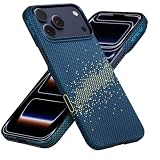 【0.88mm極薄】PITAKA iPhone 17 Pro用ケース 極薄 MagSafe対応 アラミド繊維製 黄ばみ防止 浮織工芸 上下フルカバー 耐衝撃 薄型 おしゃれ Ultra-Slim Case (StarPeak星)
