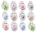 LUCKY LUCKY Baby Boys Girls Gloves,No Scratch Mittens 100% Cotton 6/12 Pair