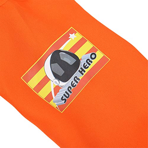 frawirshau Astronaut Costume Adult Role Play Cosplay Costumes Spaceman Flight Jumpsuit Space Suit for Men Orange M