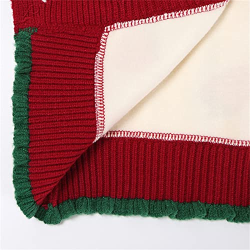 Baby Girls Strawberry Print Knit Sweater Cardigan Toddler Cotton Sleeveless Button Down Ruffle Jacket Coats Vest2