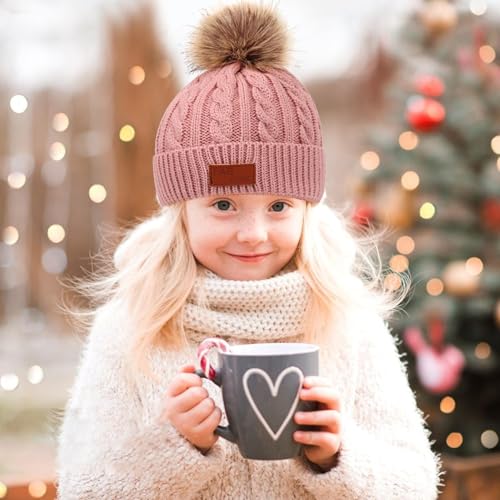 Juego de gorro, guantes y bufanda de invierno para niños y niñas 3