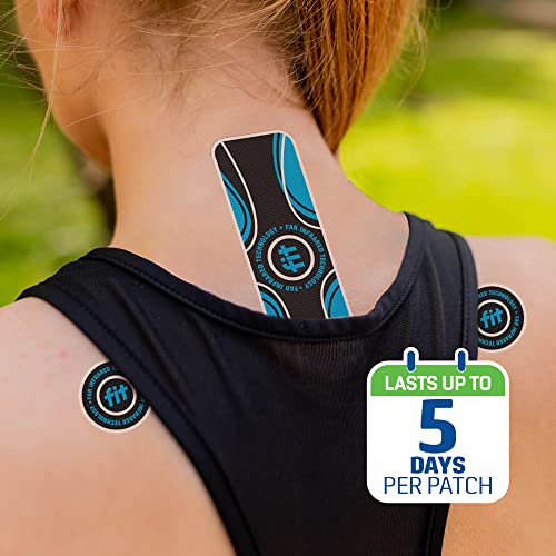 Jointflex Fit Therapy Far Infrared Universal Patch, Supports Continuous Active Mobility For Muscles & Joints, Up To 5 Days/Patch, Water Resistant, Non-Heating, Drug-Free, 9-Ct, 3 Rectangular/6 Round #TOP4