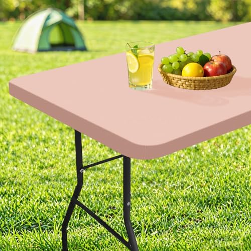 homing Rectangle Table Cloth Cover 4 Foot Elastic Fitted Tablecloth by homing - Used condition - US$8.50