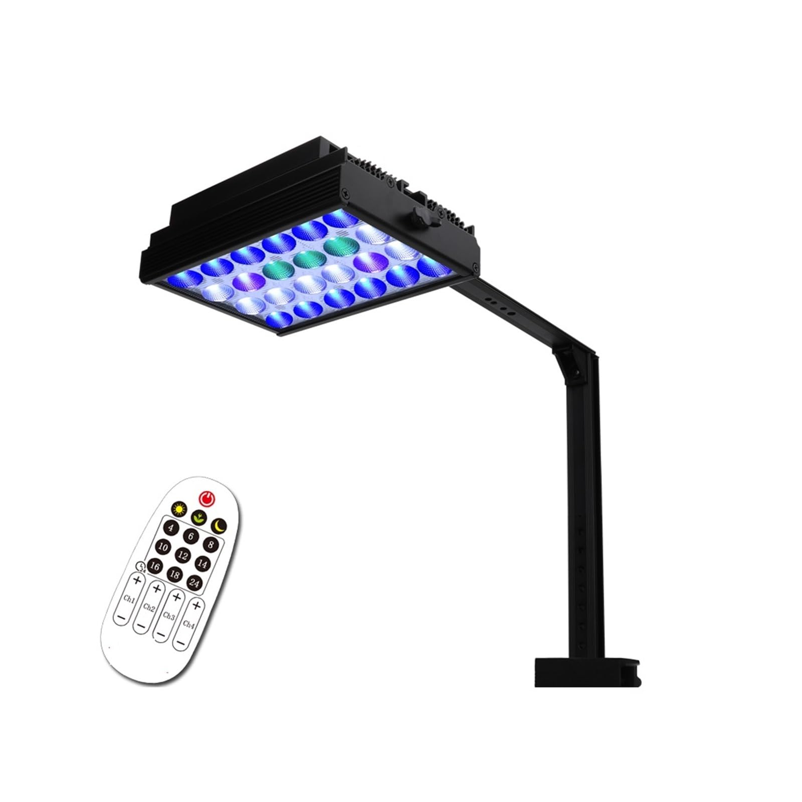 oświetlenie akwarium Oświetlenie LED do akwarium, oświetlenie do akwarium morskiego, do 40 cm-60 cm akwarium rafa koralowa akwarium ze słoną wodą SPS LPS lampa zbiornika do akwarium roślinnego