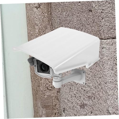 Funda para cámara exterior de plástico blanco resistente a lluvia pack de 2 unidades 6