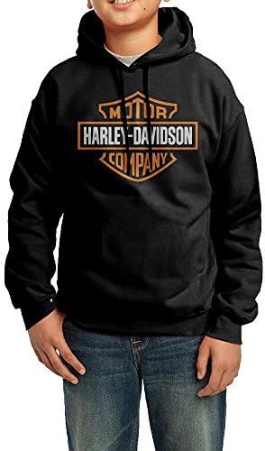 Funny Black Hooded Sweatshirt Harley Davidson Sweatshirts For Teenager's