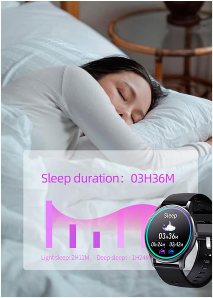 Smartwatch displaying sleep duration data