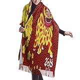 ALTAMENTE FUNCIONAL: usar esta elegante bufanda larga para combinar con una chaqueta, un suéter o un vestido para hacerte sentir cómodo y cálido, agregando un toque de moda a la fría noche de invierno. Perfecto para noches frías o lugares con aire acondicionado.