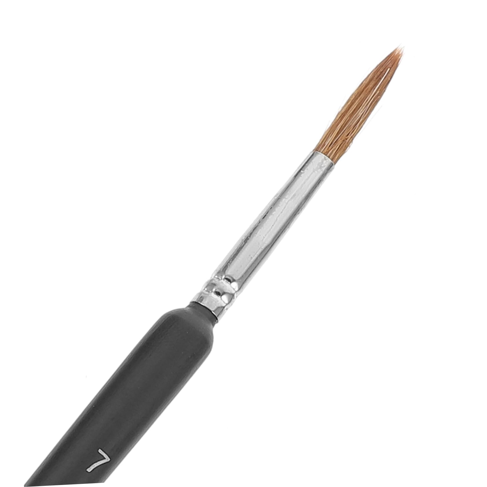 OSALADI 3 Series Pincel De Acuarela con Punta De Gancho para Detalles En Acuarela De Plástico Color Negro 6 Piezas x 3