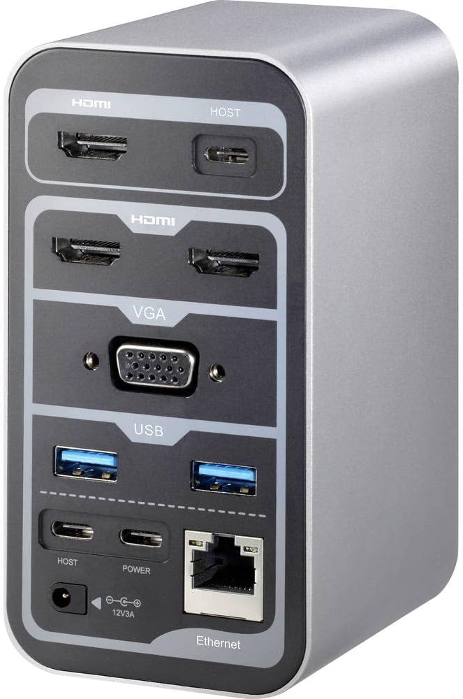 Renkforce RF-DKS-650 Rear Panel Ports