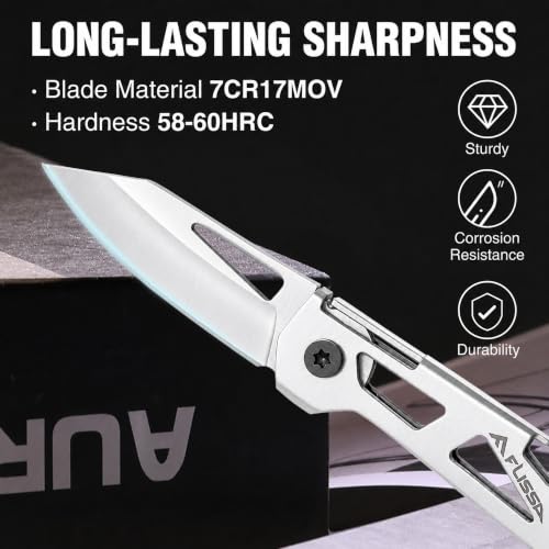 Image of FLISSA Mini Folding Pocket Knife-Stainless Steel