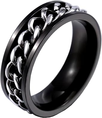Link Chain Ring - Stainless Steel Jewelry