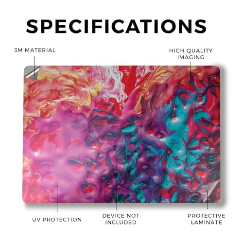 Image of Laptop Skin Compatible with Surface Laptop 7 15 inch (2024) - Paint Party - Premium 3M Vinyl Protective Wrap Decal Cover - Easy to Apply | Crafted in The USA by MightySkins