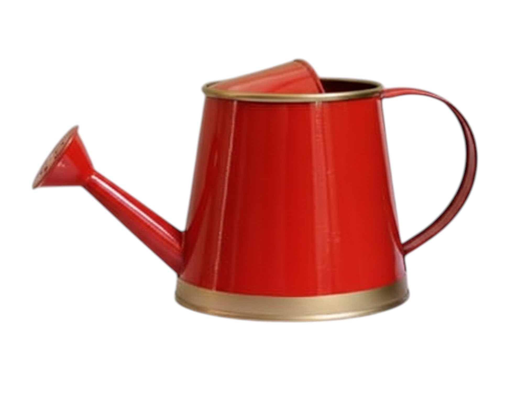 300ml Metal Mini Garden Watering Can for Plants for Kids (RED) | For Kids,Gold Accent Finish, Indoor & Outdoor u plant/pot watering-image-31