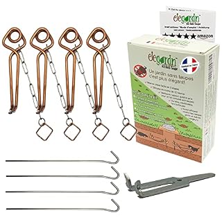 Elegardn kit 4 pièges putange acier cuivré 5,5 mm