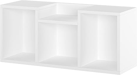Amazon.com: Way Basics Stacking 3 Cubby Storage Unit Organizer Shelf ...