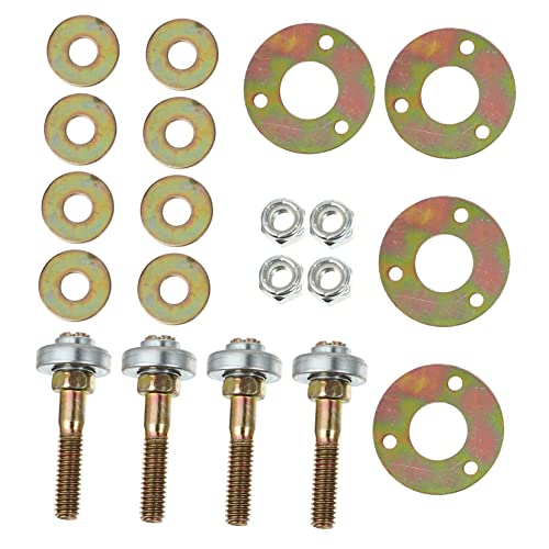 JEWEDECO 4pcs Motion Furniture Rocking Chair Bearing Kit Replacement Screws