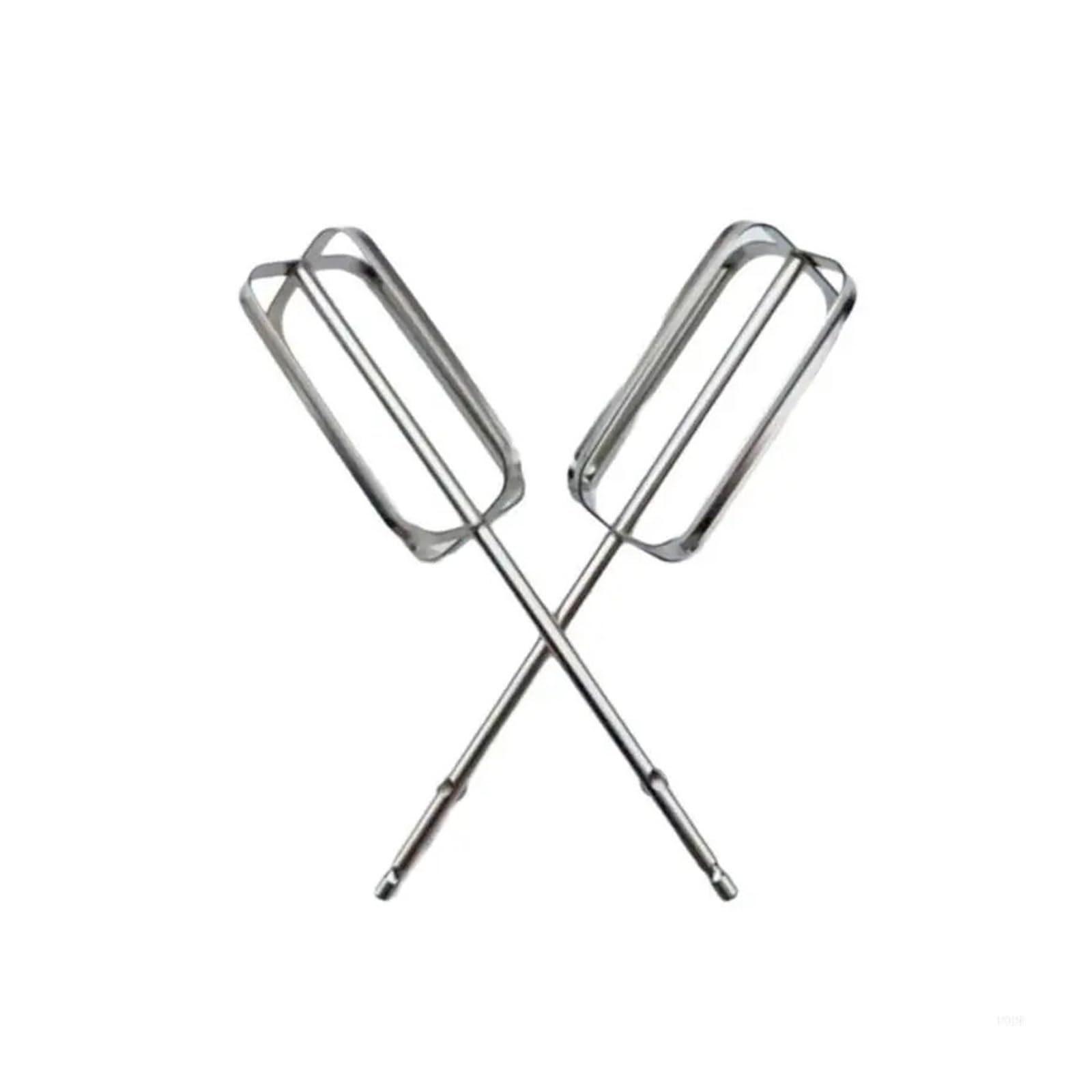 Genérico Cabezales de batidor de Huevos de Mano de Acero Inoxidable, 2 uds.