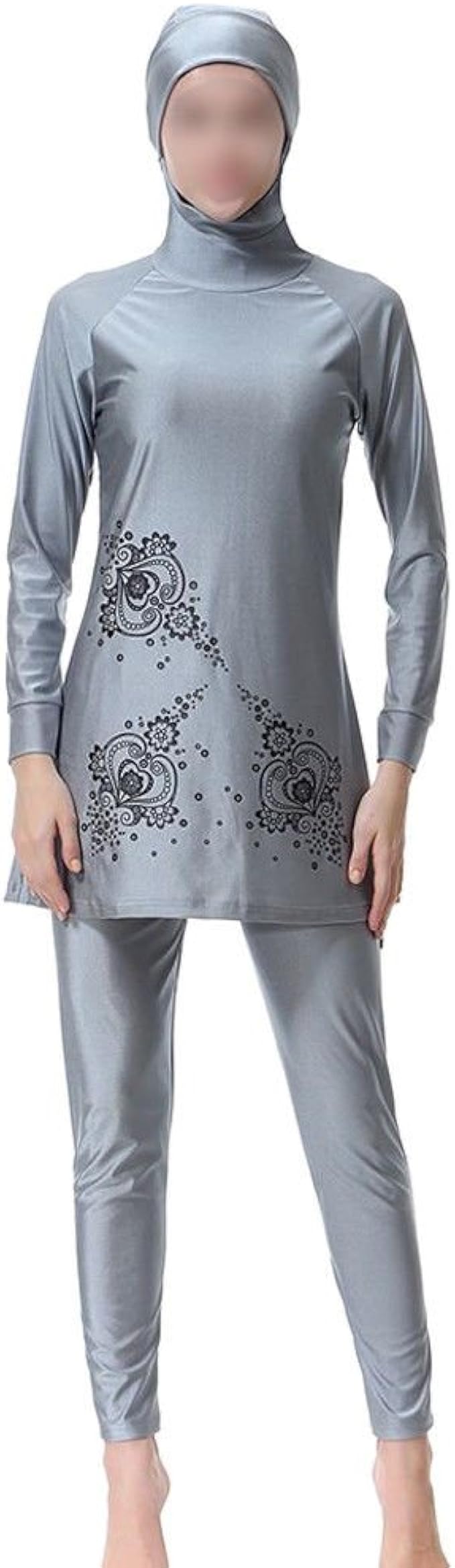 Amazon Xinvision 全身水着 保守水着 イスラム 女性水着 水着 体型カバー 保守 パッド付き ワンピース 通販