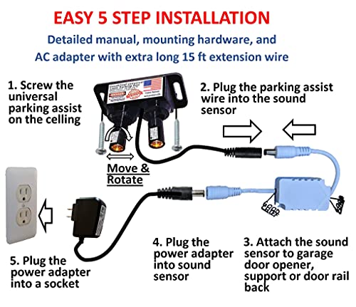Goodchief Universal Garage Laser Line Parking Assist – An Innovative Way To Easily Park And Guide With Dual Laser Lines Projected On Your Vehicle. Find The Difference On Our Video #TOP1